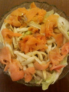 鮭魚生菜沙拉 的食譜成品照片