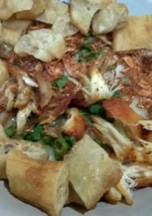 Foto resep Bubur Ayam tanpa kuah
