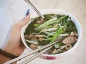 A picture of bún đậu lòng lợn