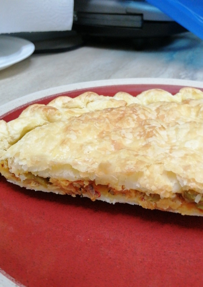 Una foto de Tarta salada de caballa
