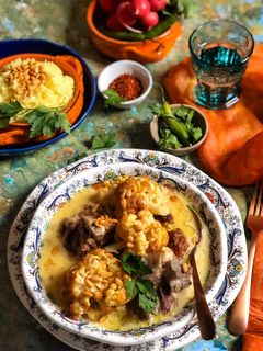 صورة لوصفة زهرة بلبن الجميد (مطفّية)