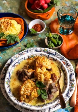 صورة لوصفة زهرة بلبن الجميد (مطفّية)