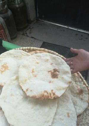 صورة لوصفة خبز تنور طين