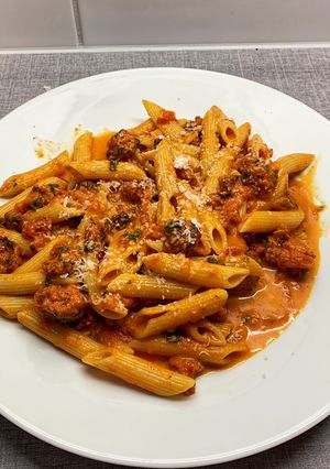 A picture of 20 Minute Chorizo Pasta.