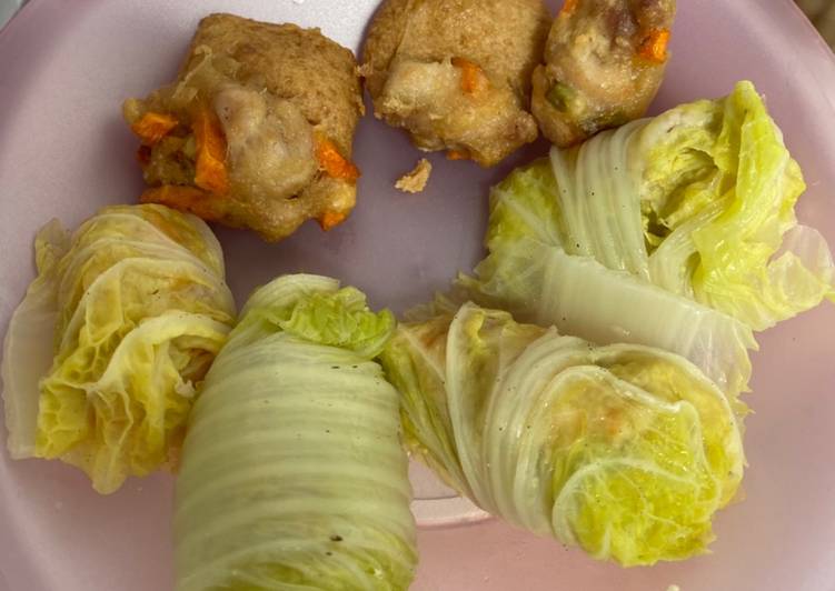 Bahan mengolah Sawi putih gulung ayam, Bisa Manjain Lidah