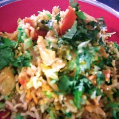 Veg Biryani mix with cheese A picture of Veg Biryani mix with cheese.