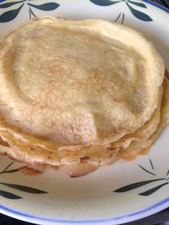 Una foto de Panqueques o pancakes con sabor a pan francés