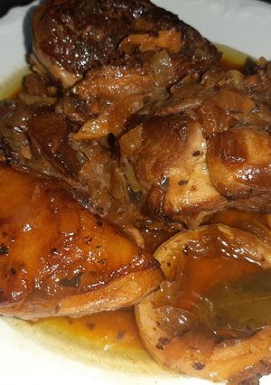 Una foto de Paletilla de cordero guisado 🍋🍗
