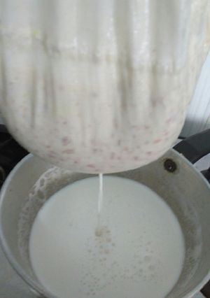 Foto resep Susu mentah almond vanilla atau Raw vanilla almond milk