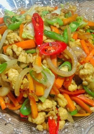 Foto resep Tumis Buncis, Wortel Telur