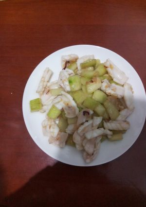 Foto resep Cumi tumis timun