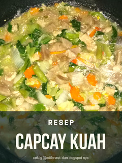 Foto resep Capcay Kuah