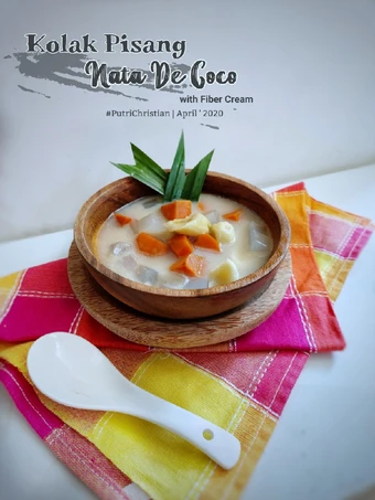 Langkah Gampang Menyiapkan Resep  Kolak Pisang Nata de coco with Fiber cream yang Bikin Ngiler, Enak Banget