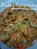 Rendang daging minang