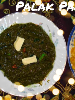 A picture of Palak Paneer.