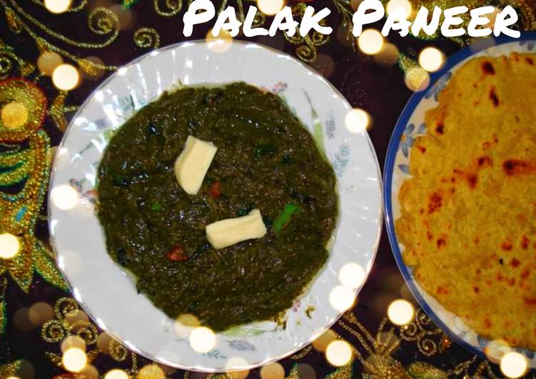Easiest Way to Prepare Speedy Palak Paneer
