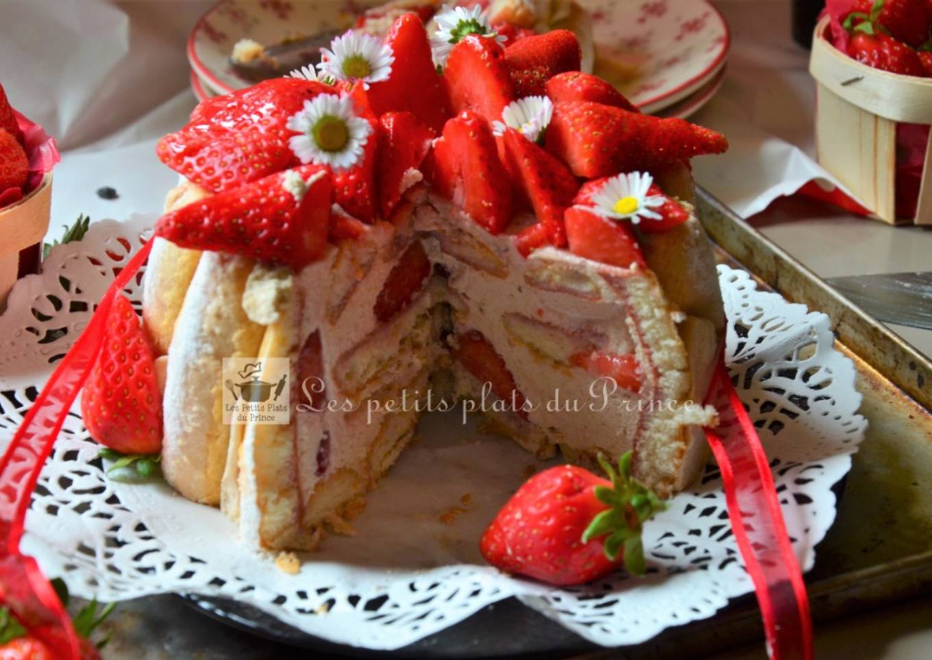 Charlotte aux fraises, la recette de notre enfance