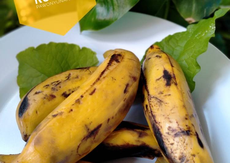 Cara Bikin 83) pisang uli kukus Anti Gagal