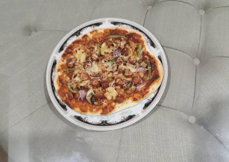 Simple Way to Make Favorite My home made pizza