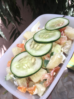 A picture of Potato salad.