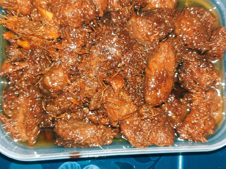 Langkah Gampang Membuat Resep Bistik daging sapi (bubuk lengkuas) yang Enak