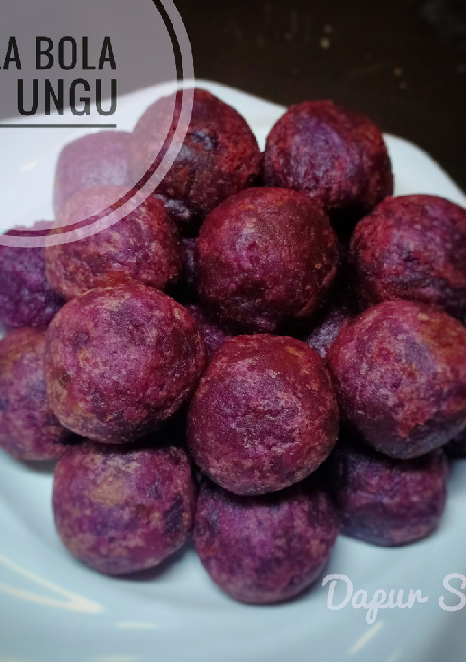 Foto resep Bola Bola Ubi Ungu