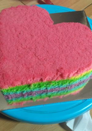 Foto resep Rainbow cake