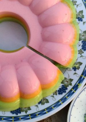 Foto resep Silky Puding Rainbow