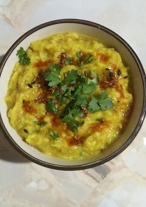 A picture of Moong Dal Khichdi.