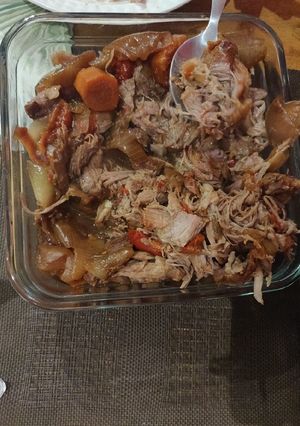 Una foto de Carne desmechada