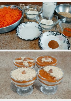 عکسی از دستور دسر هویج 🥕🥕