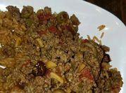 A picture of picadillo puerto rican