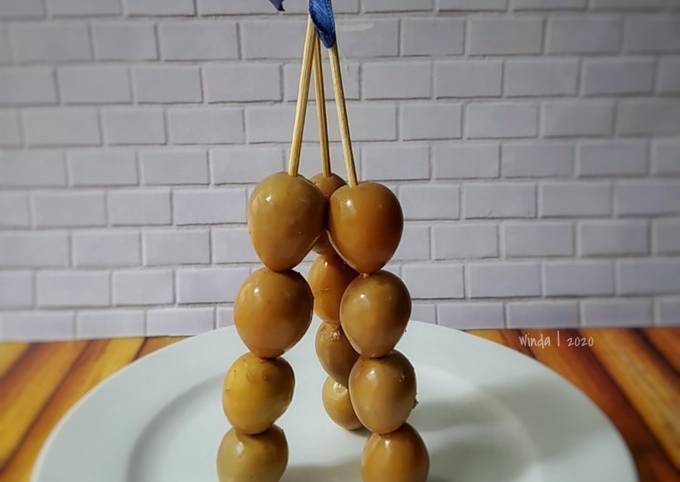 Sate Telur Puyuh ala Angkringan