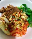 Thịt xiên nướng bằng nồi chiên không dầu