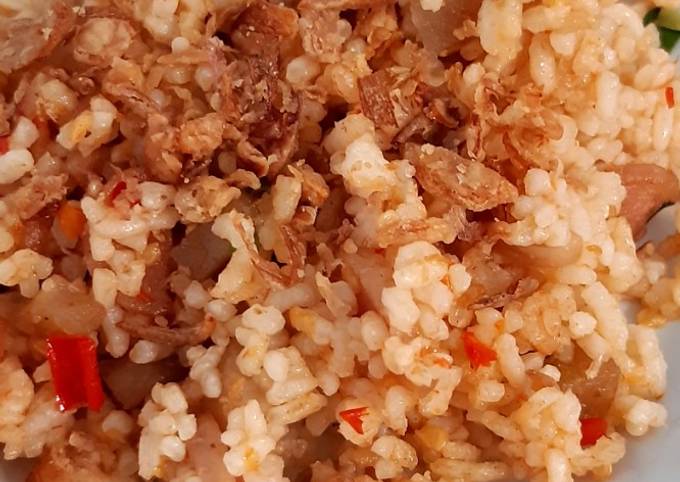 Ini dia! Bagaimana cara membuat Nasi Goreng Saos Tiram  sedap