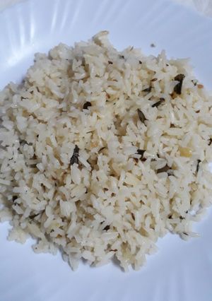 A picture of Green Onions & Cummin Fried Rice#authormarathon#.