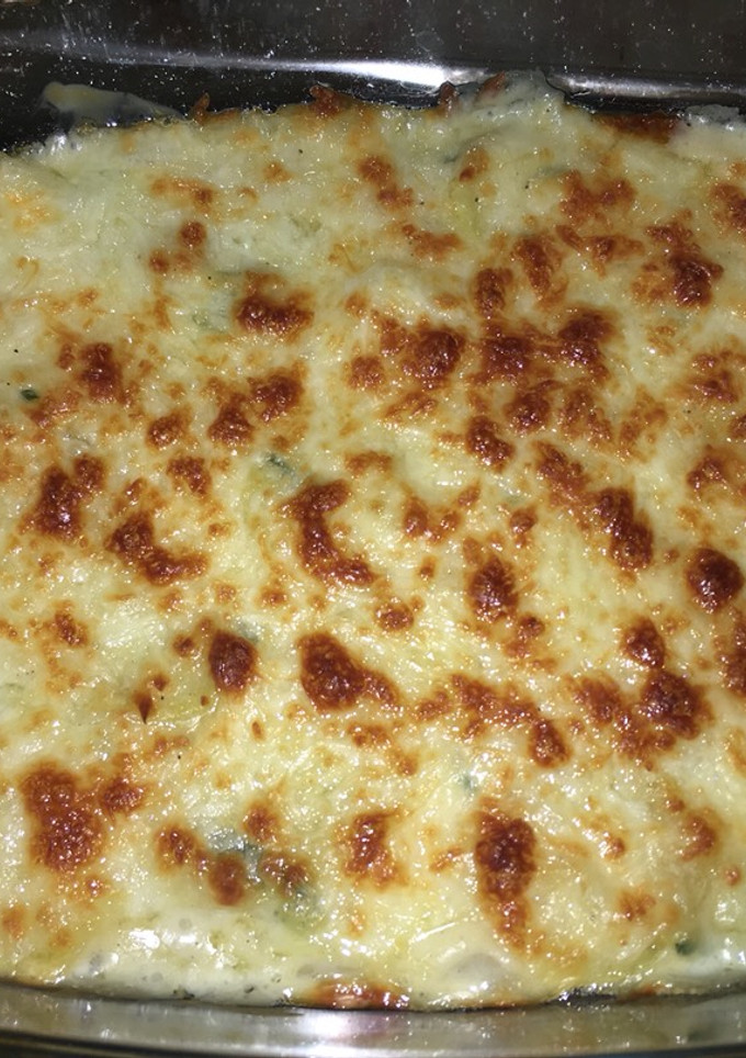 Una foto de Patatas gratinadas con bechamel