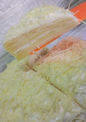 Foto resep Mile crepes keju