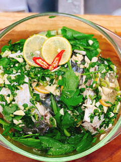 Foto resep Thai steamed fish with lime and garlic