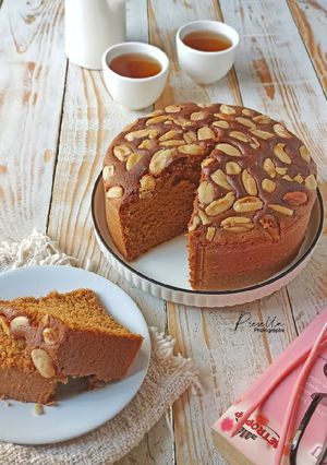 Foto resep Cake Rempah Toping Kenari