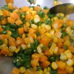 A picture of Sayur beku stok MPASI.
