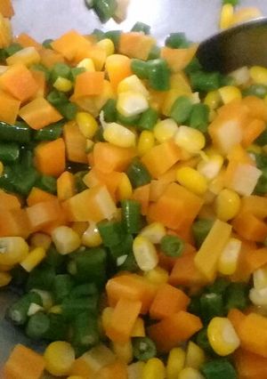 Foto resep Sayur beku stok MPASI