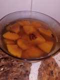 Compota de duraznos