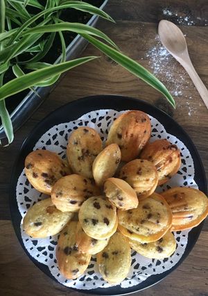 Une photo de Madeleines aux pépites de chocolat
