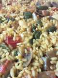 Paella with Cuttlefish and Seasonal Vegetables
