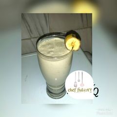 Banana smoothies by s@lmer ful@rny.. A picture of Banana smoothies by s@lmer ful@rny...