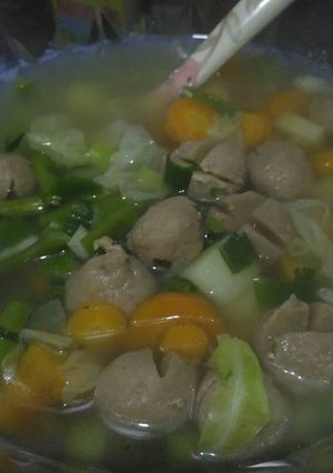 Foto resep Sayur sop bakso endeeesss
