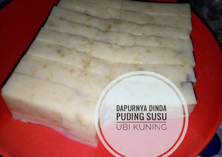 Puding Susu Ubi Kuning