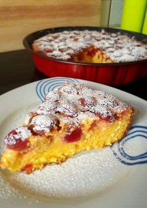 Cseresznyés túrótorta🍒 recept fotója
