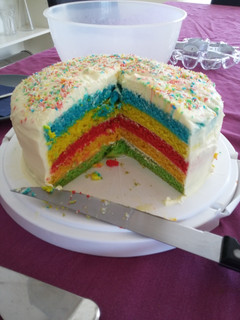 Foto resep Rainbow Cake
